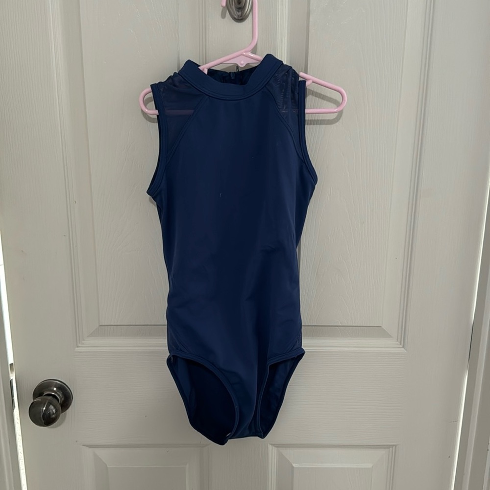 dancewear solutions balera navy blue leotard